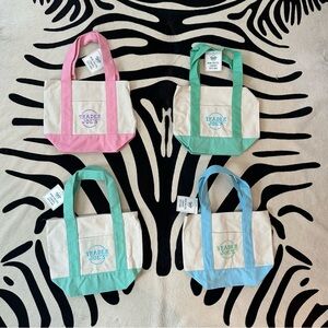 Trader Joe’s NEW mini canvas Tote Bags Set of 4